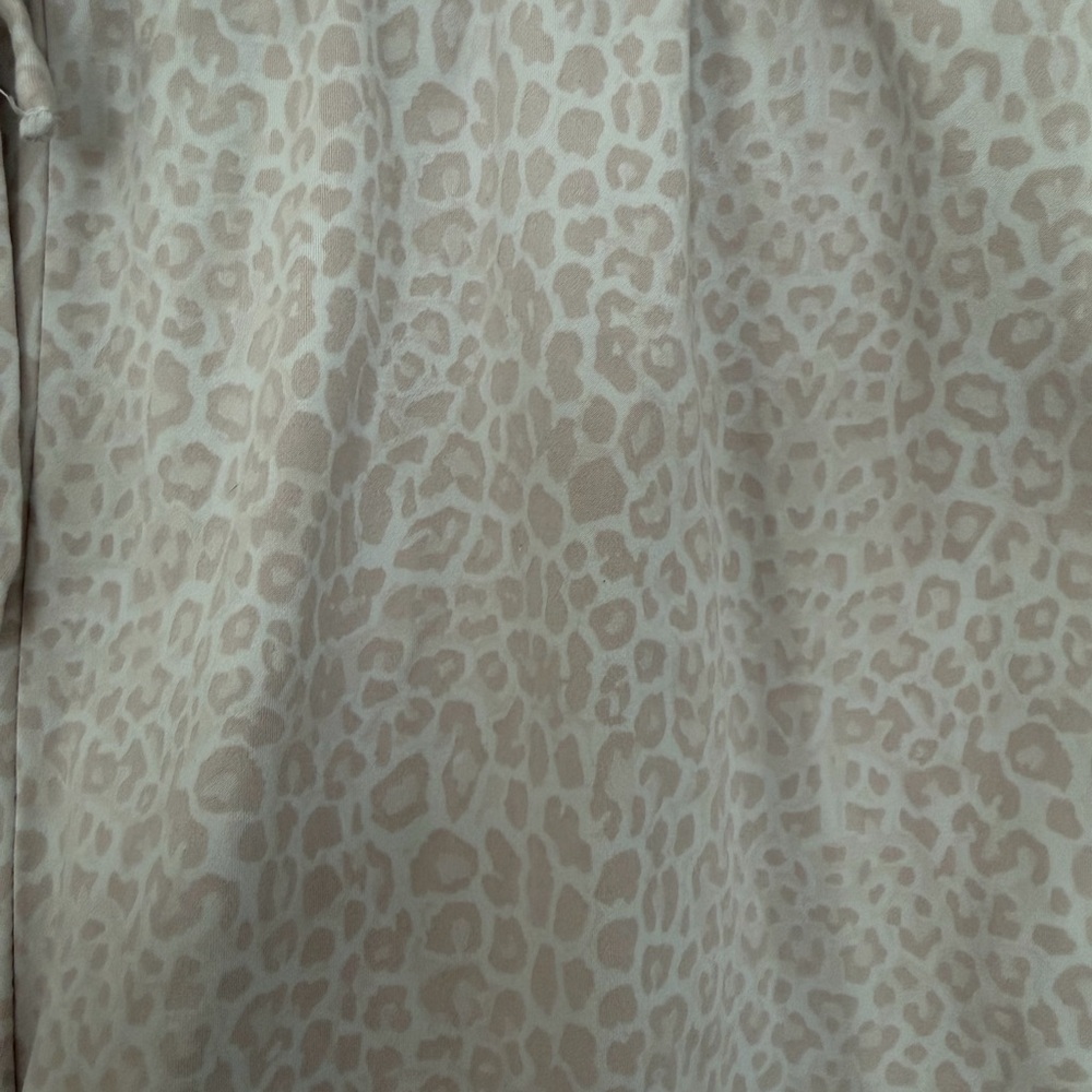 Rae Dunn Pink ‘BLESSED’ Leopard Print Pajama Shorts - Picture 5 of 8